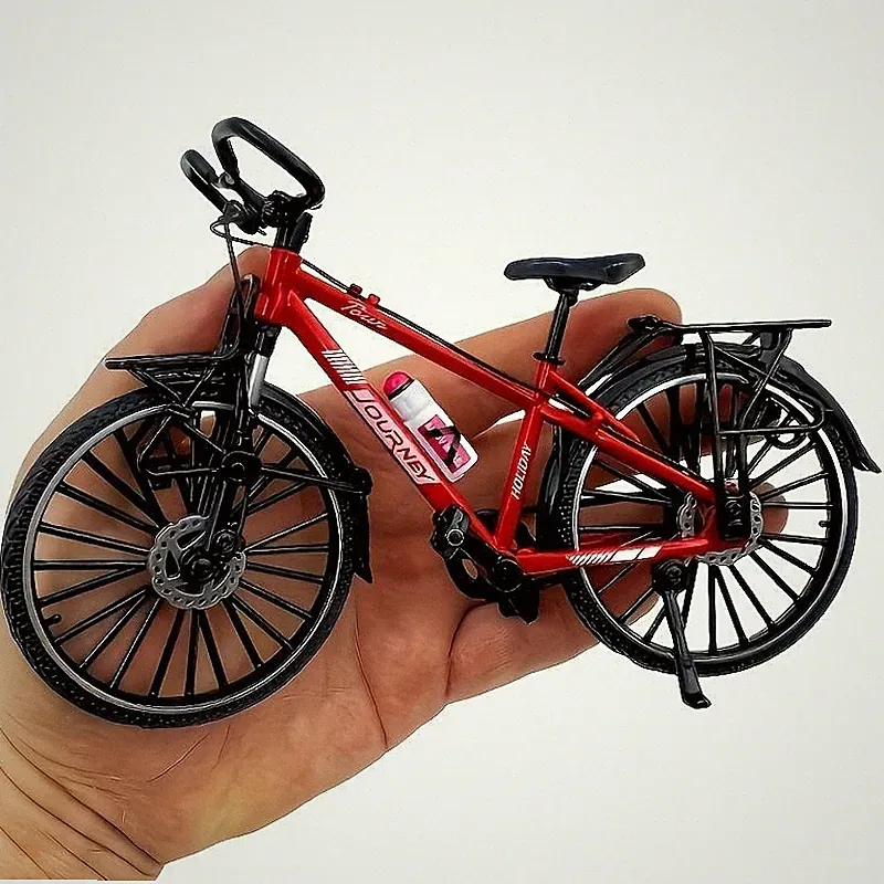 1:10 Scale Mini Touring Bicycle Toy Die-cast Model Bike Cake Topper Decor