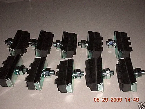 10 BOLT BICYCLE BIKE SIDE PULL BRAKE PADS SHOES BMX NEW