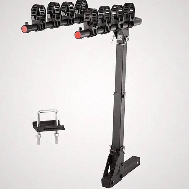 4 Bike Rack Hitch Mount Folding Swing Down Bicycle Carrier Car Truck SUV