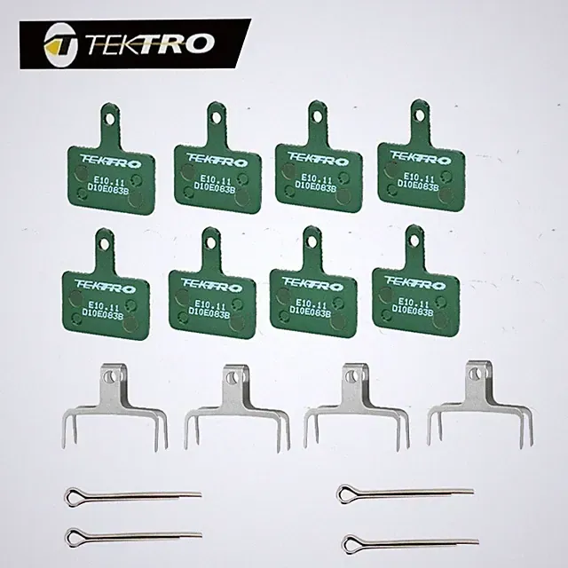 4Pairs Tektro E10.11 Resin High Performance Disc Brake Pads Mountain Bicycle