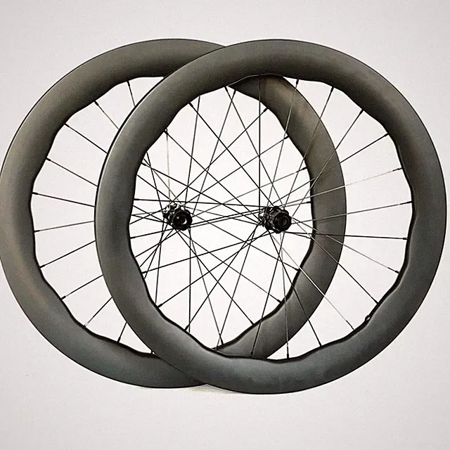 700C Carbon Road Gravel Bicycle 28mm Width Wheelset V Disc Brake Ceramic 36T Hub