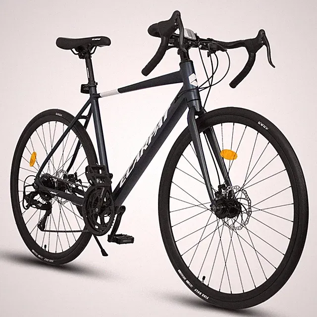 700C Road Bike 16-Speed Aluminum Frame Disc Brakes Commuter Bicycle