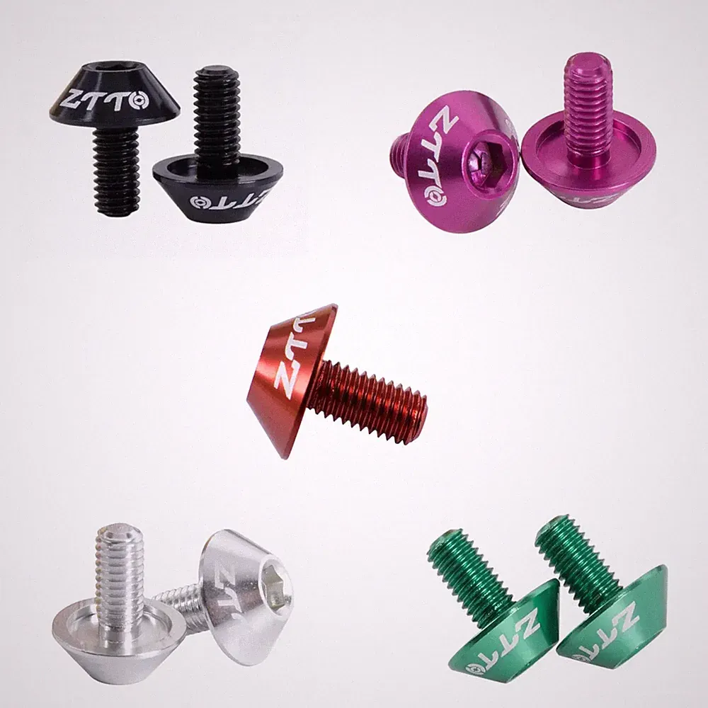 Bicycle Water Bottle Cage Bolts M5*10mm Aluminum Road Gravel Touring Mtb Ztto