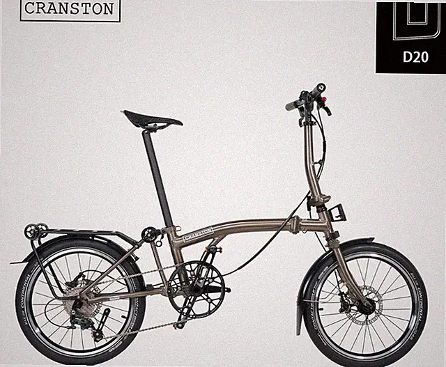 CRANSTON D20 Disc Brake Aluminum Alloy 20 inch 10 speed Folding Bicycle