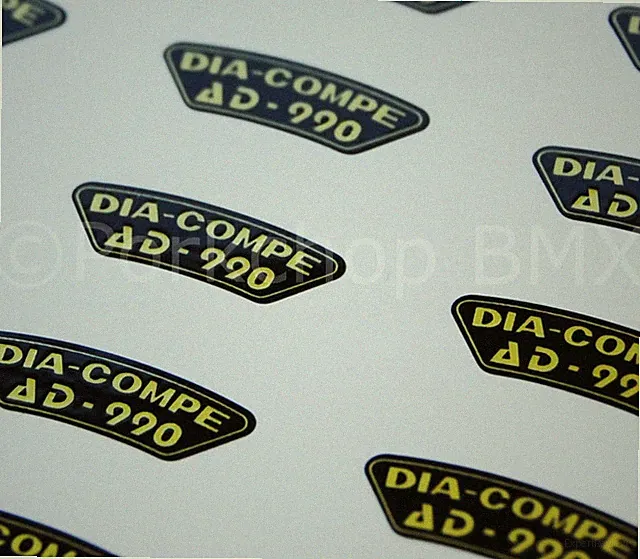 Dia-Compe AD-990 BMX bicycle brake U-brake decals stickers (PACK OF 10) NEW