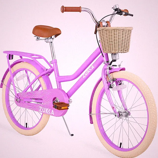Girls Bike with Basket for 7-10 Years Old Kids, 20" Wheel