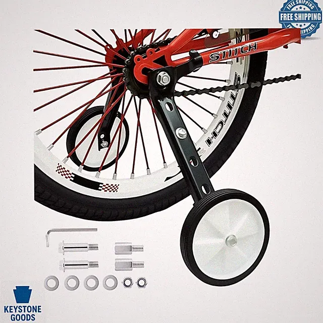 Heavy Duty Kids Bike Training Wheels for 16-22 Inch Bicycles
