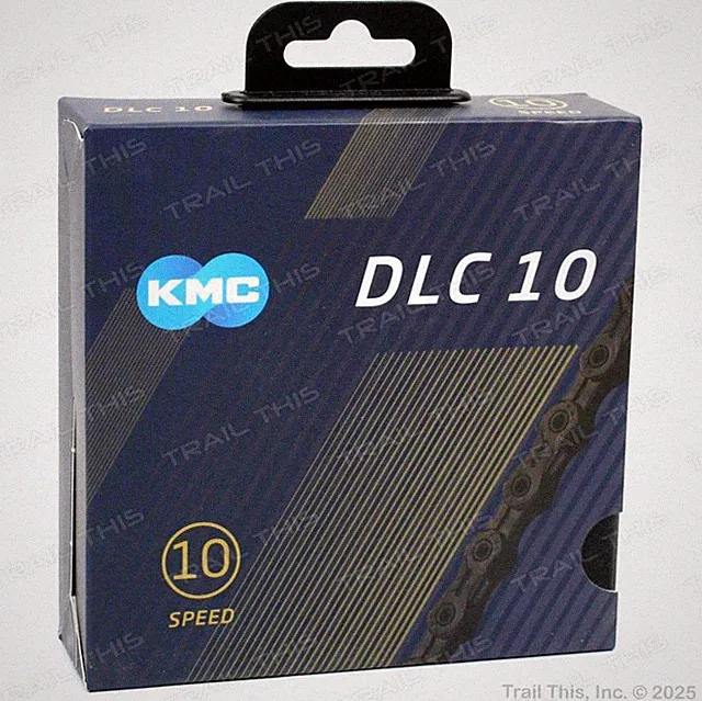 KMC DLC 10 Black 10-Speed Bicycle Chain fits Campagnolo SRAM Shimano