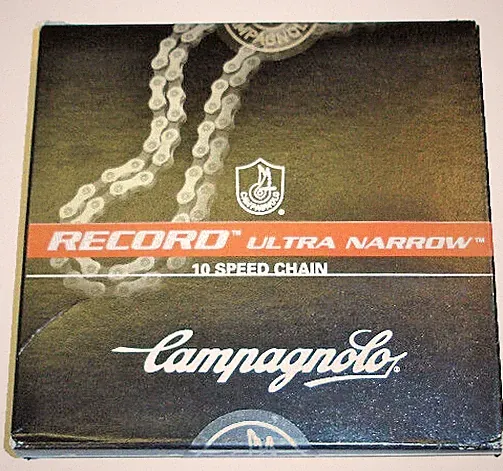 NEW Campagnolo RECORD ULTRA Narrow 10 Speed Chain and HD Link C10: CN6-REX