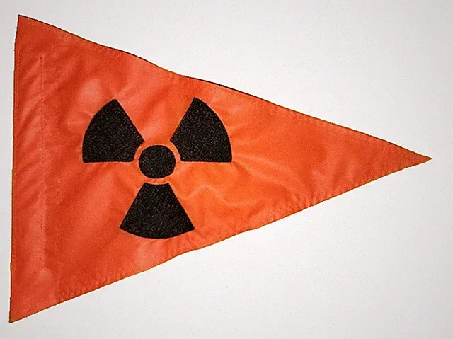 Nuclear Pennant Safety flag Recumbent Trike ATV UTV BICYCLE PLAYHOUSE 10x13