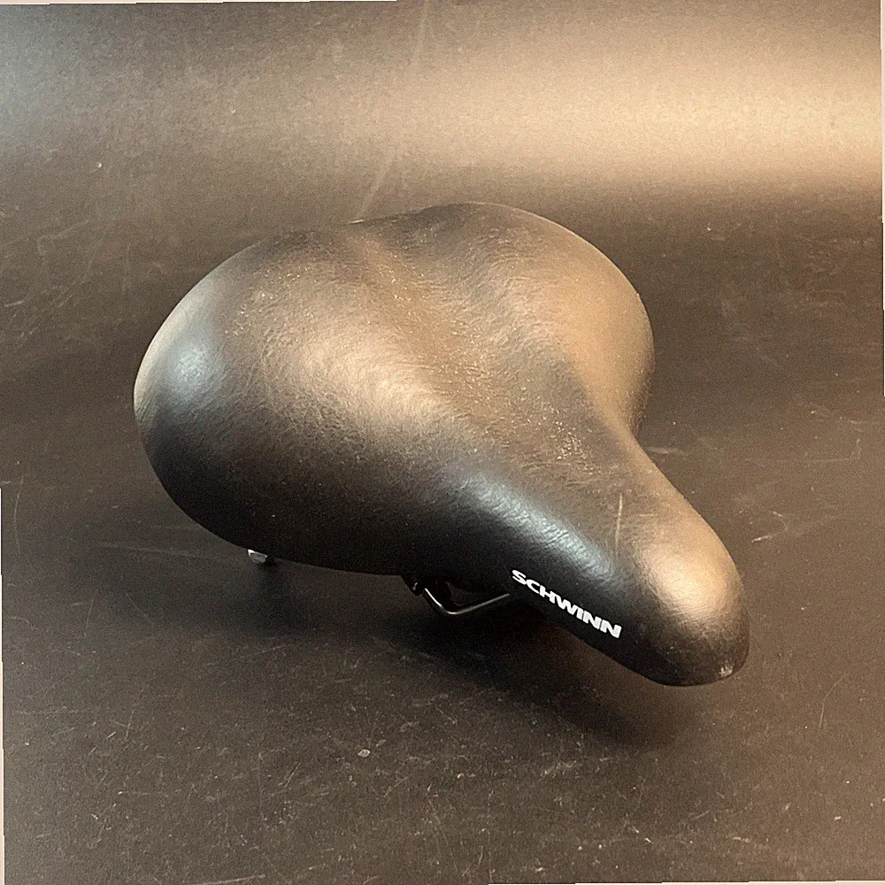 Schwinn Bicycle Bike Coil Cushion Touring Seat Cionlli Saddle Black 10" Adult