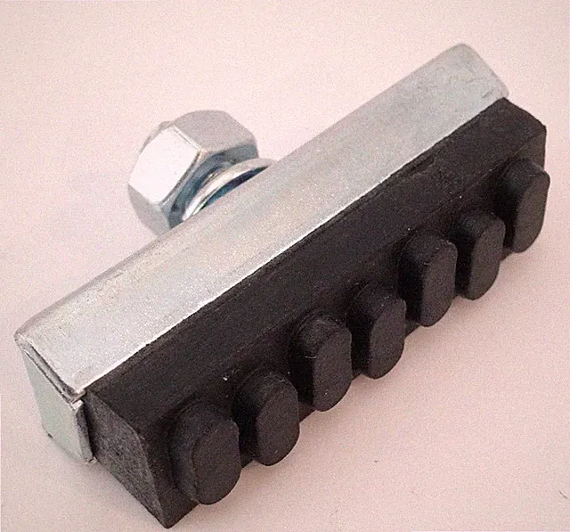 TWO BOLT ON ROAD BICYCLE BIKE 10 SPEED BRAKE PADS VINTAGE NEW